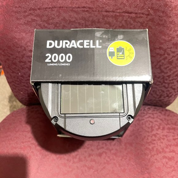 Duracell 2000 Lumen LED TRI-Power Solar Rechargable Lantern Lighting - Picture 10 of 12